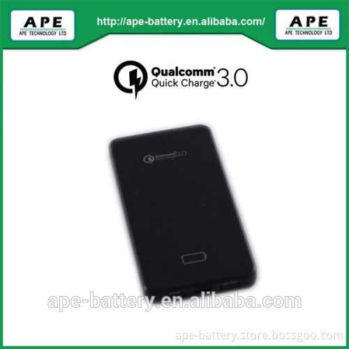 Qualcomm Quick charge 3.0 certificated power bank 8000mAh
